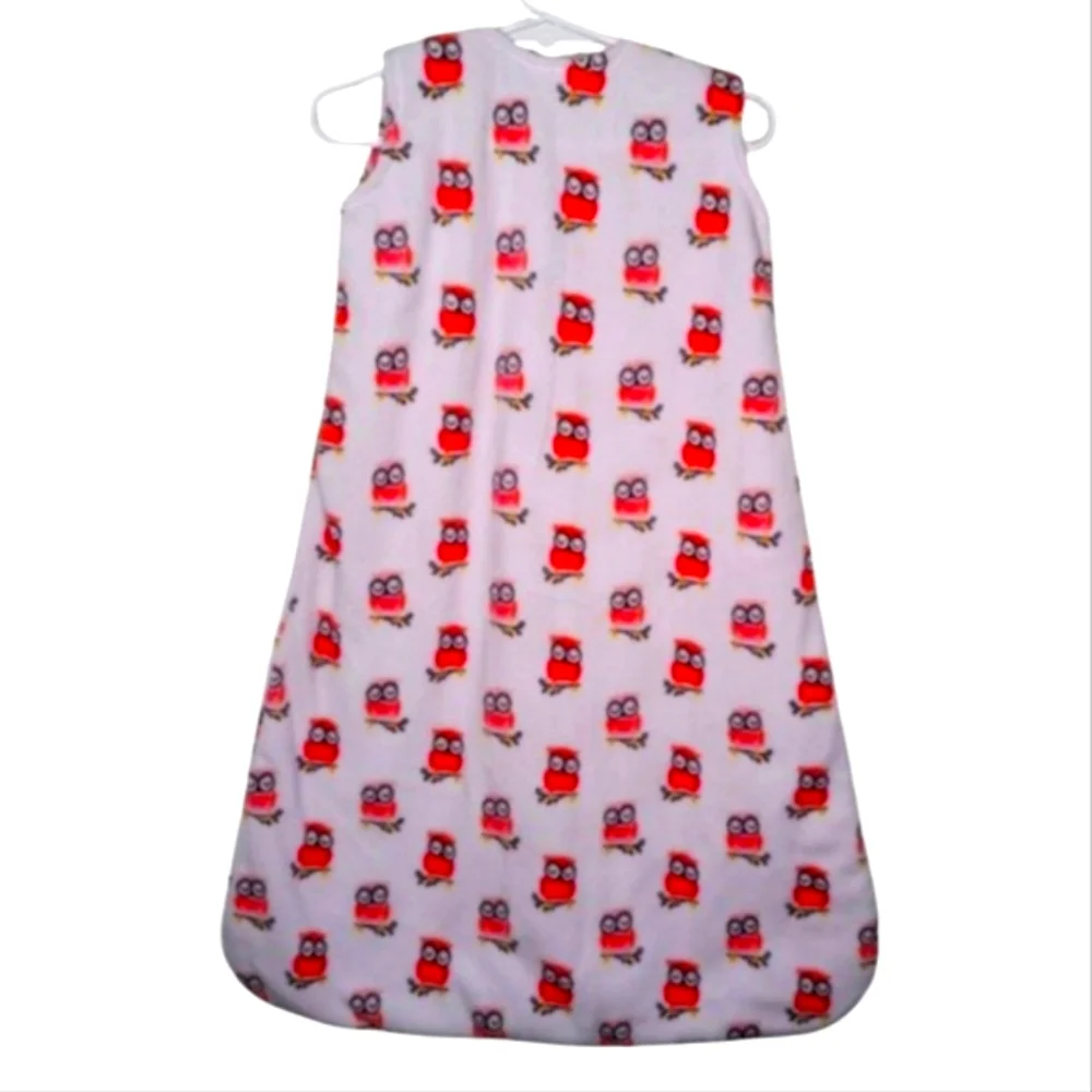 HALO Sleep Sack Fleece Owl Print Size Small NB-6 Months